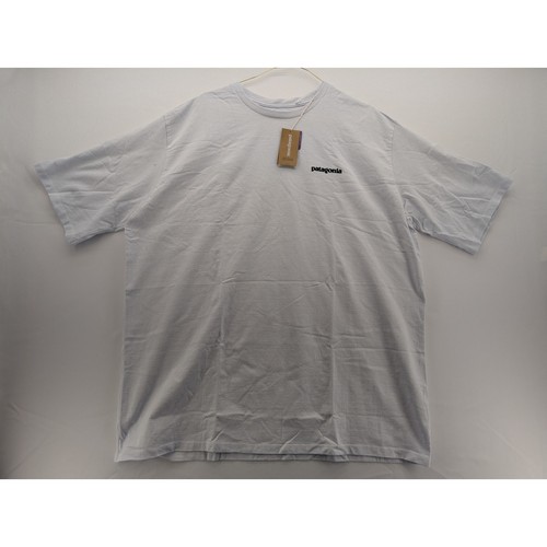 NWT Patagonia Men’s P-6 Logo Responsibili-Tee Shirt in White size XL
