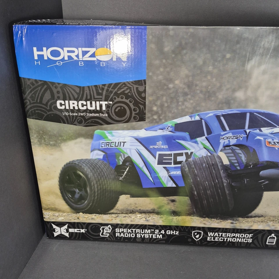 NEW Horizon Hoby ECX Circuit 1/10 2wd GREEN Stadium Truck Brushed RC Car RTR - Image 2 of 4