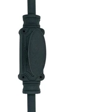 Signature Ironmongery Stepney Door Iron Cremone Bolt 9 feet Textured Matt Black