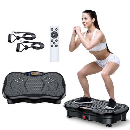 Vibration Plate Exercise Machine – Whole Body Workout for Weight Loss, Lympha...