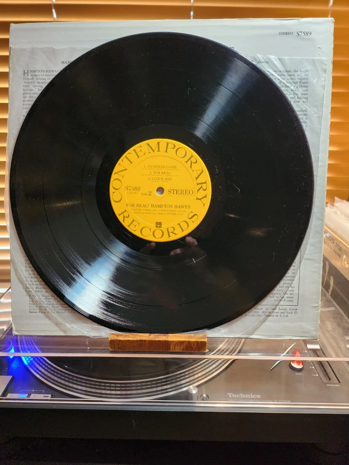 Hampton Hawes, For Real, 1970's Contemporary Stereo, S7589, VG+/VG - Imagem 4 de 4