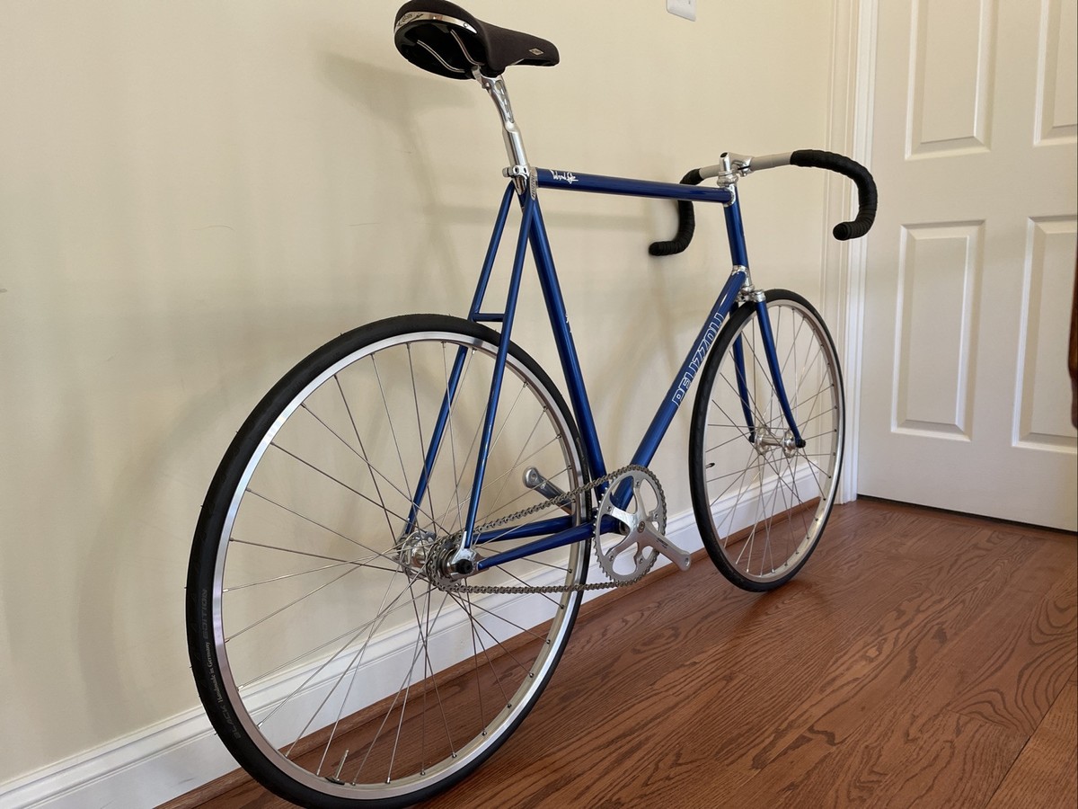 CUSTOM PELIZZOLI PISTA GP TRACK BIKE - Caribbean Blue - 61cm