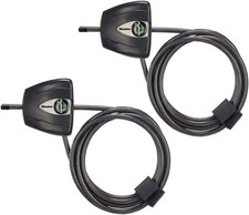 Black Python Steel Cable Lock with Keys, Heavy Duty Anti-Theft Trail Camera and