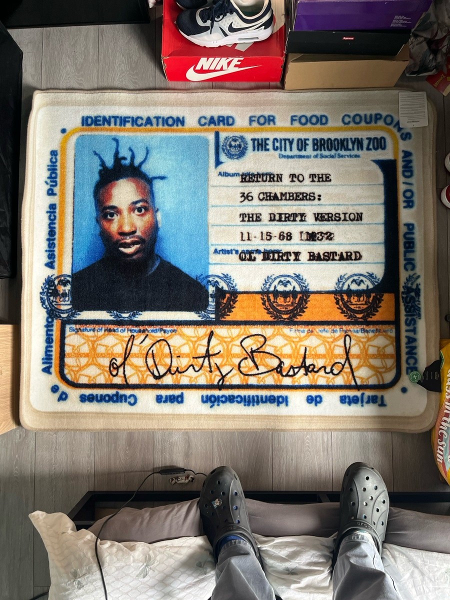 Supreme - 19ss Supreme Ol’ Dirty Bastard Rug ラグ Supreme Ol' Dirty Bastard Rug SS19 Return to the 36 Chambers