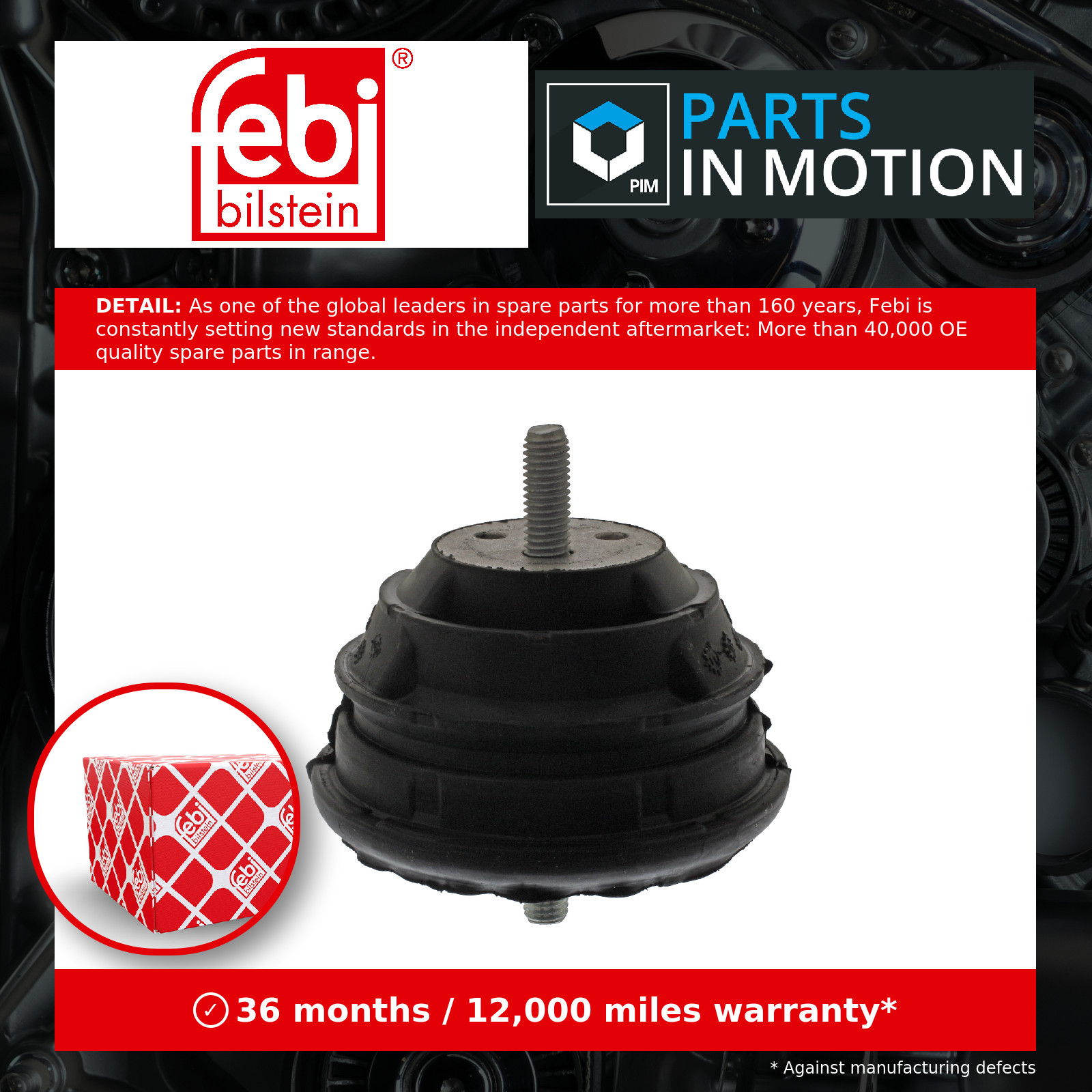 Engine Mount 04688 Febi Mounting 11811131678 11811137149 11811139019 Quality New
