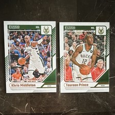 Bucks Fans Panini Donruss 2023-24 NBA Card Lot Middleton Prince 2 Cards