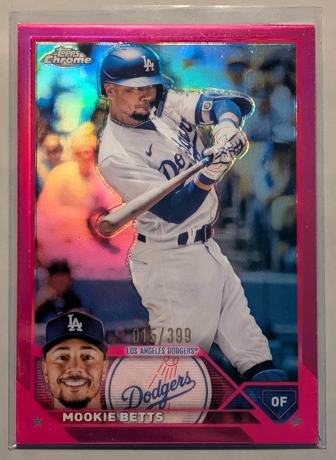 2023 Topps Chrome - Mookie Betts #150 Magenta Refractor /399
