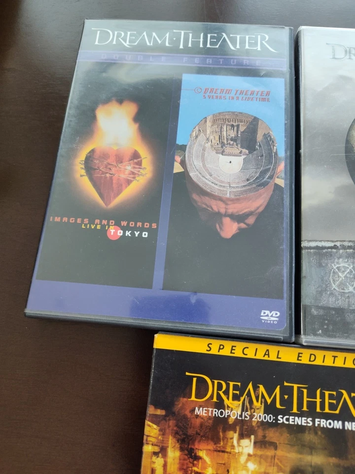 Dream Theater 3 DVD Set Lot Tokyo/5 Years In Live Time, NYC & Choas In Motion - Image 3 of 4