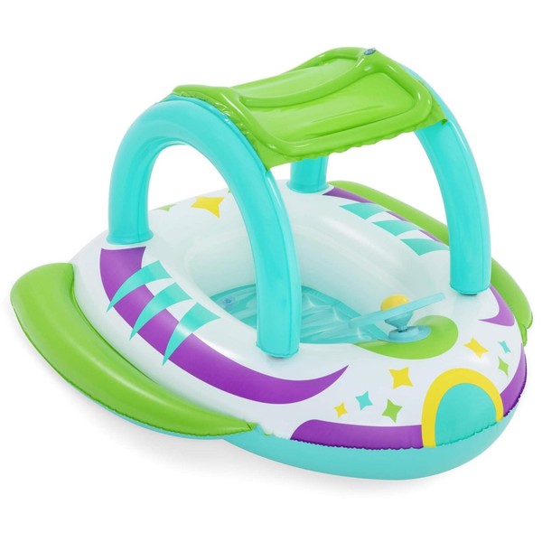 Bestway Kinderboot Schlauchboot Space Splash Kinder Boot Mit Sonnenschutzdach-image