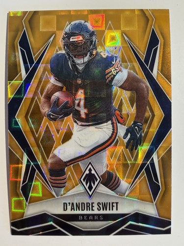 2025 Panini Phoenix Football Gold Hyper D'Andre Swift #123