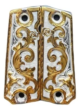 Cachas Colt 1911 38 & 45 Super LUXURY Charro style Horse Grip MADE IN MEXICO