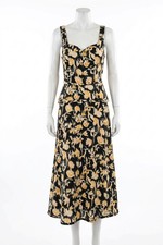 Ulla Johnson Vivi Sweetheart Neckline Midi Dress Size 4
