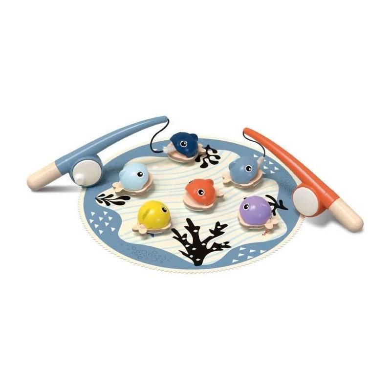 Attrape les Poissons TOP BRIGHT pour Développer la Motricité Fine des Enfants
