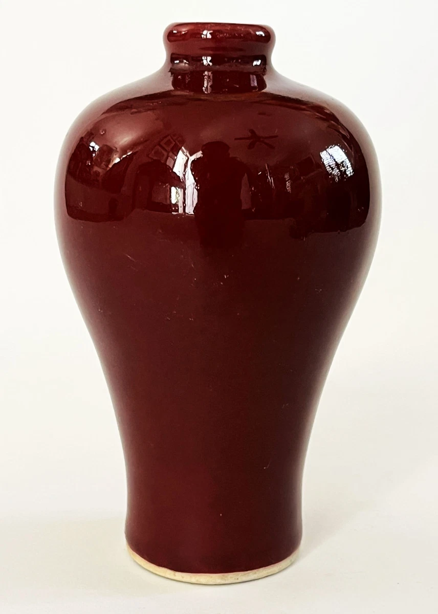 Porcelain & Pottery Red Vintage Original Chinese Antiques for sale