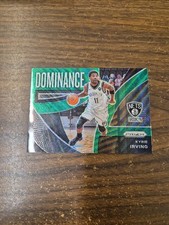 2021-22 Panini Prizm KYRIE IRVING Green Wave Prizm Dominance Insert #15 Nets 