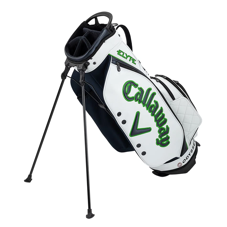 Bolsa de transporte Callaway Golf Tour 25 JM 9 × 47" 5 vías 3,9 kg Japón blanca/verde Foto 2 de 4