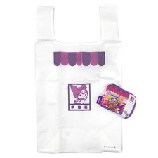Kuromi Sanrio Supermarket 4" Zipper Pouch  Reusable Grocery Tote Bag NWT