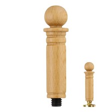 Wax Seal Stamp Handle Wooden Handle Sealing Stamp, 0.65x2.52", Light Brown