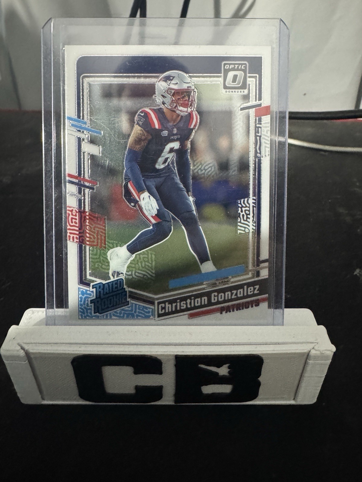 Christian Gonzalez 2023 Donruss Optic #274 New England Patriots Rookie