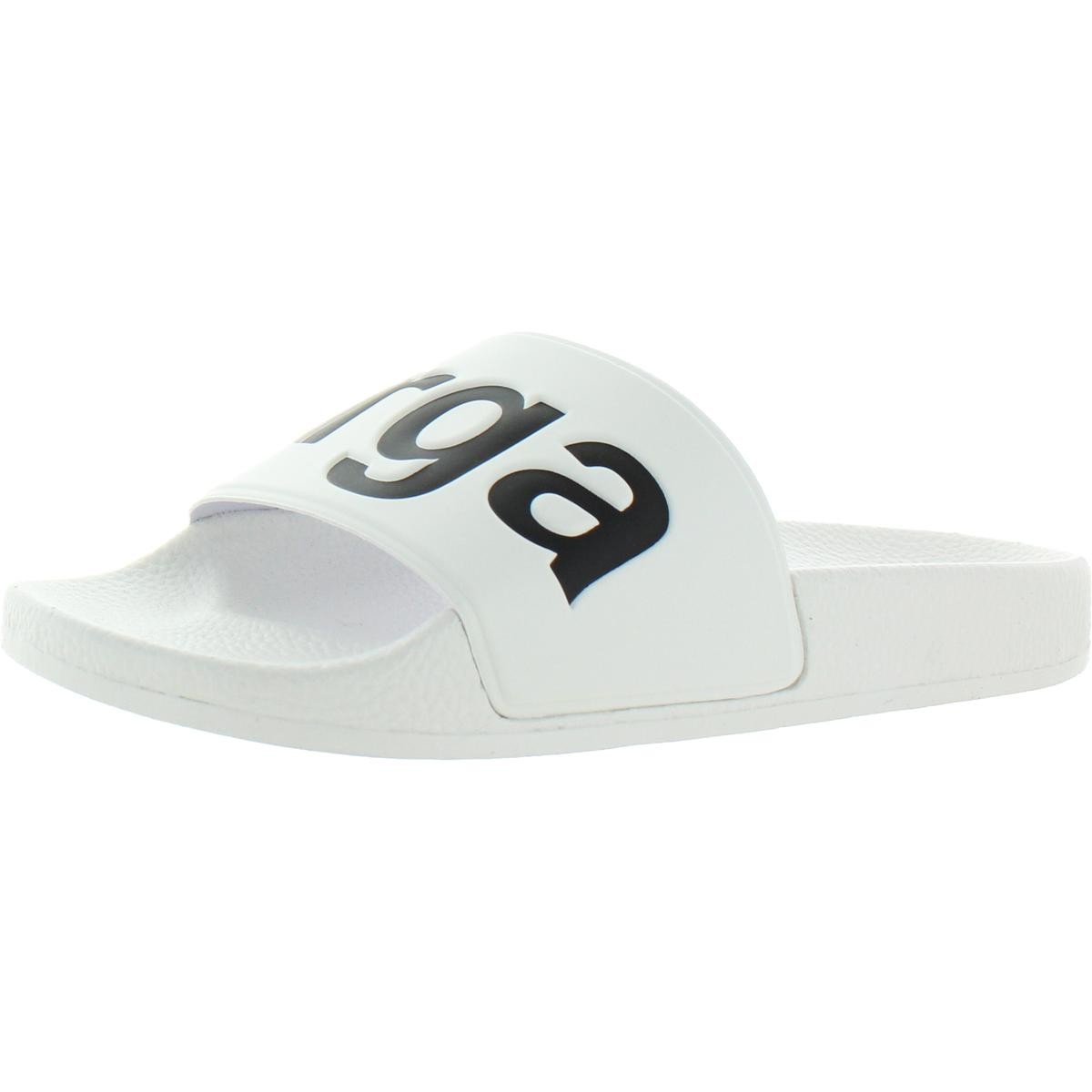 Superga Womens 1908 White Pool Slides Size 6 Medium B M 4339
