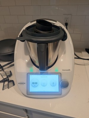 Thermomix TM6 2000W Food Processor Touchscreen Scale + Varoma Bowl Lid Set
