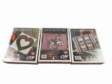 National Yarn Crafts Latch Hook Kit Set 3 Unicorn Wreath Navajo