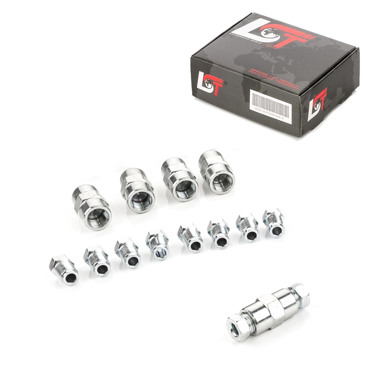 5x Brake Line Connector 4.75 mm Screw Type Flare for Daimler