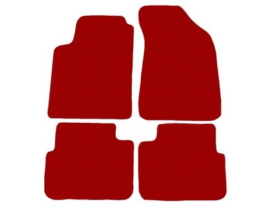 Basic Fußmatten, Automatten für Lancia Delta III 5t H/B 2008-2014 Rot x14 Rand