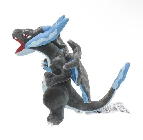 New Mega Charizard X Plush Soft Toy Doll Stuffed Animal Teddy 9" - Picture 2 of 4