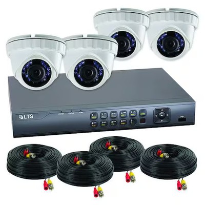 Lts Ltd0882k-4T Dvr Hd Camera Kit, Turret, Fixed, 5W