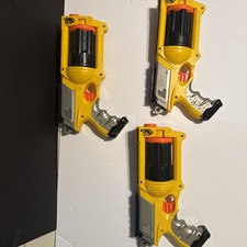 Lot of 3 2004 Nerf N-Strike Maverick Rev-6 Soft Foam Dart May Have Ammo Ask