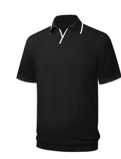Men's Solid Color Short Sleeve Polo Shirt Casual Fit Top T-shirt Tee Summer Gift