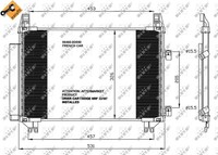 NRF 35653 Kondensator FüR Klimaanlage FüR Daihatsu, Toyota