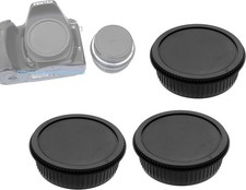 Protective Rear Lens Caps for Pentax K Mount - 3-Pack Set for K-70 K-1 K-3