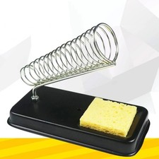 Electric Soldering Iron Stand with Sponge Cleaning Pads Universal High-temperatu