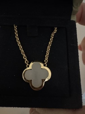 VAN CLEEF & ARPELS Pure Alhambra Yellow Gold Pendant Necklace