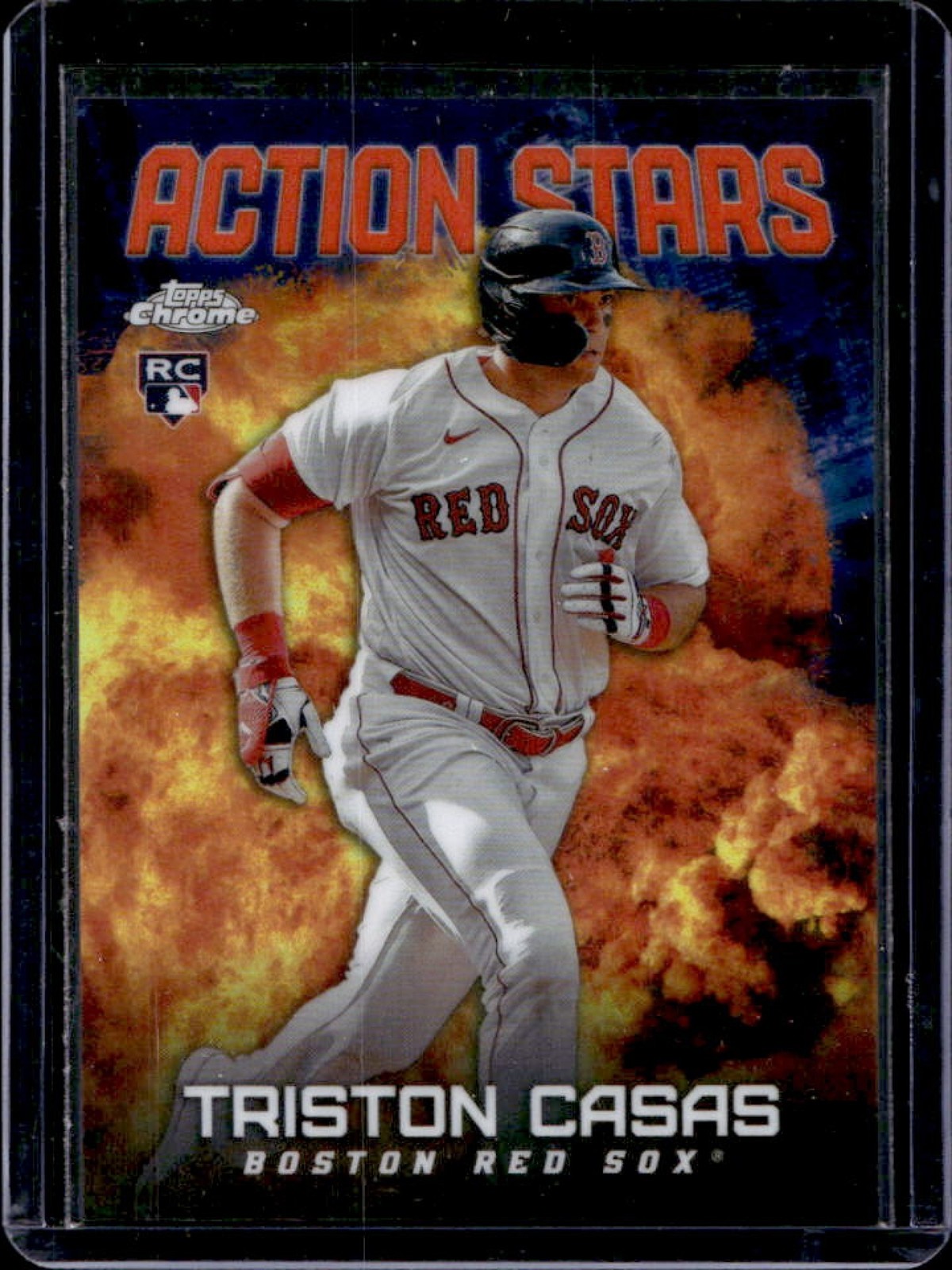 2023 Topps Chrome Update Triston Casas Action Stars RC Refractor Orange #/25