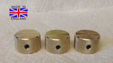 3 x REPLACEMENT BRASS KNOBS FOR WESTONE THUNDER GUITARS / BASS # 82