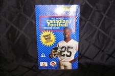 Lot of 2 -1991 All World Canadian Football CFL Premier Edition Card Boxes