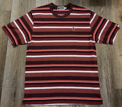 A Bathing Ape BAPE One Point Hoop Relaxed Fit Mens M Shirt Designer Fashion