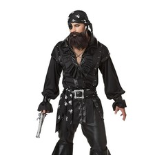 Pirate Cosplay Costume Halloween Outfit Caribbean Pirate Costume Game Uniform