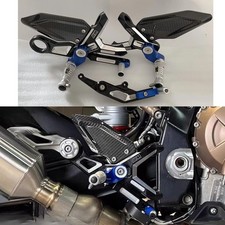 Kit de reposapiés trasero ajustable CNC aluminio para BMW S1000RR M1000RR 2019-2024