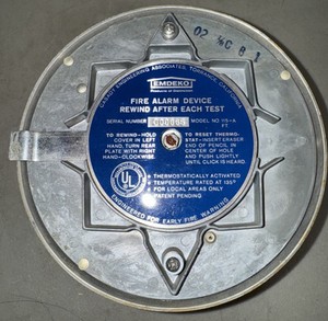 Vintage EMDEKO Fire Alarm Working Manual Rewind Model #115-A