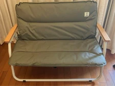 DOD Good Luck Sofa 2-seater folding chair CS2-500-KH One-Touch Outdoor khaki F/S
