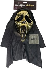 Skeet Ulrich signed Mask Golden Ghostface Billy Loomis Scream Beckett