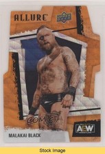 2022 Upper Deck Allure AEW Orange Slice Die-Cut Malakai Black #56 READ 1ai1