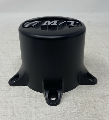(1) M/T Mickey Thompson Wheel Center Cap Matte Black Finish w/Chrome 12001580F - Picture 2 of 7