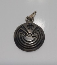 925 Sterling Silver Round Pendant