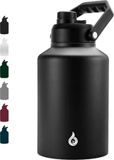 One Gallon(128Oz) Insulated Water Bottle, Dishwasher Safe Stainless Steel Thermo