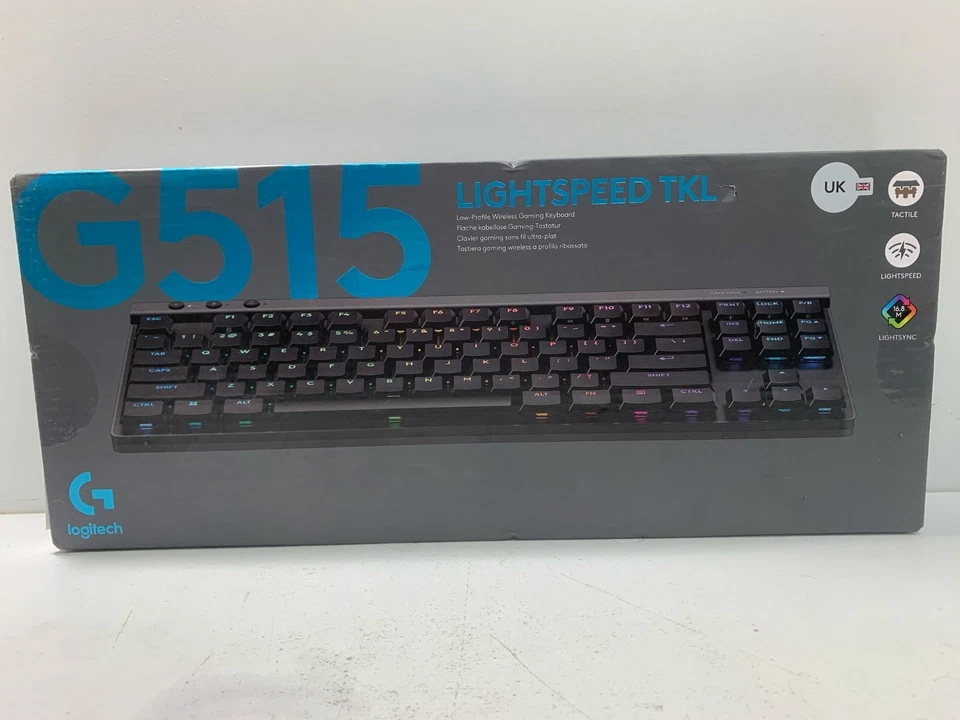 New Sealed Logitech G G515 LIGHTSPEED TKL Wireless Gaming Tactile Keyboard UK - Image 4 of 4